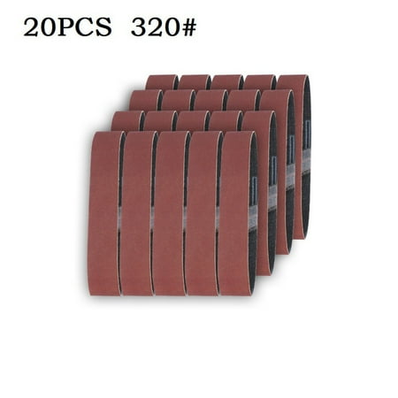 

20Pc Handmade Sandpaper Sanding Block Flat Sanding Discs Holder Edge Polishing Belt 20Pcs Grit 320