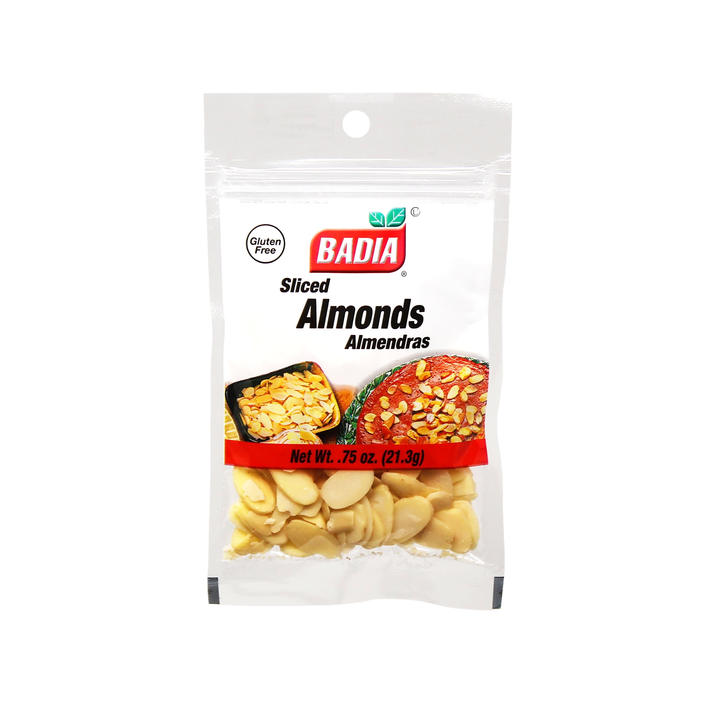 Badia Sliced Almonds, Baking, 0.75 oz Bag