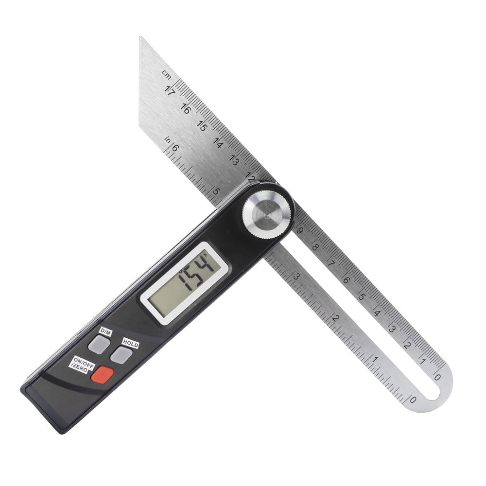 Digital Sliding Angle Finder Tool Precise Gauge Ruler Gauge & Digital Protractor 