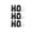 Black, variant on Letter Balloons - HO HO HO 16" Inch Alphabet Letters Foil Mylar Balloon Christmas Party Banner (Red)