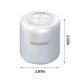 thumbnail image 3 of Altavoz Bluetooth portátil, 12 horas de transmisión inalámbrica, altavoz con cancelación de ruido - Blanco, 3 of 8