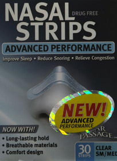 Aso Clear Passage  Nasal Strips, 30 ea