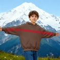 thumbnail image 2 of Byoo Toddler Boy Letter Print Hooded Sweatshirt Long SleeveCasual Pullover Hoodie with Pocket Outdoor Soft Pullover Top, 2 of 6