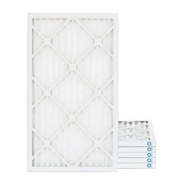 16x25x1 MERV 8 Pleated AC Furnace Air Filters. 6 Pack