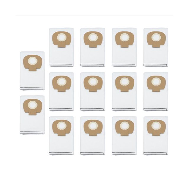 14 bolsas de polvo para aspiradora robot Yashi VC2010L VC2512L VC2012L VC3011L VC3012L color blanco