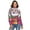 Santa Claus With Gift-2, variant on HOHOHO Santa Claus Women's Turtleneck Sweater Long Sleeve Ribbed Fitted Turtle Neck Casual Fall Winter Collection Top S