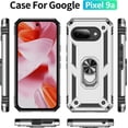 thumbnail image 4 of MYKOMI for Google Pixel 9A Case with Ring Holder,Military Grade Heavy Duty Phone Case for Google Pixel 9A with Screen Protector Shockproof Hard for Men Women, 4 of 6