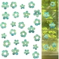 thumbnail image 1 of 25 pegatinas anticolisión para ventanas con diseño de flores, para proteger contra impactos de pájaros, puertas y ventanas de vidrio (flor), 1 of 5