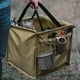 thumbnail image 1 of Bolsa de almacenamiento plegable para acampar Bolsa de utensilios de cocina para picnic de gran capacidad (caqui), 1 of 8