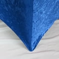 thumbnail image 3 of Your Chair Covers - Velvet Spandex 6 Ft Rectangular Table Cover Royal Blue, 3 of 3