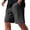 Dark Gray, variant on Yifymode Men Daily Jacquard Texture Shorts Waffle Embroidered Casual Vacation Beach Shorts with Pockets,Dark Gray 3XL