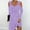 Purple, variant on Items Free Shipping Womens Long Sleeve Fall Dresses Mini Dress Homecoming Casual Crewneck Cold Shoulder Dress for Women