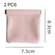 thumbnail image 2 of Laklulu Paquete de 2 bolsas de cuero para anillos de boda, bolsa de joyería de cuero, Navidad, bolsa de regalo para fiesta de boda, 2 of 5