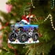 thumbnail image 3 of Moyic Árbol de Navidad colgante colgante decoración regalo personalizado camión de bomberos vehículo camión barco excavadora colgante Kits de decoración para fiestas No.6 Moyic HA042991-06, 3 of 6
