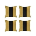 thumbnail image 2 of Set of 4 Yellow and Black Center Pillow Covers, 2 of 5