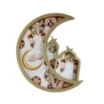 thumbnail image 4 of Bandeja de Ramadán con forma , bandeja de almacenamiento portátil, bandeja de Ramadán Eid, decoración para refrigerios, suministros para fiestas, joyas, pasteles, llaves Oro, 4 of 8