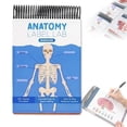 thumbnail image 1 of Holiday Gift Anatomy Label Lab Workbook Anatomy Terms Workbook Human Anatomy Illustrations Workbook 100+ Full Color Anatomy Pages For Anatomy & Physiology Learning 1 notebook Makeup Organizers, 1 of 9