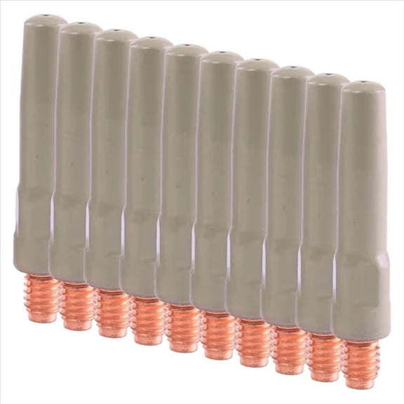 10pcs Non-Stick Coating Welding Tips Welding Torch Accessory for 15AK Coated Welding Nozzles MIG Welding Torch Coating C,10 x Non-Stick Coating Welding Tips