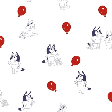 RoomMates Bluey Keepy Uppy Peel & Stick Wallpaper 18 ft Roll RoomMates Bluey Keepy Uppy Peel & Stick Wallpaper 18 ft Roll