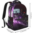 thumbnail image 2 of Murder Drones Backpack Lightweight Large Capacity Laptop Backpack Cartoon Backpacks For Unisex, 2 of 6