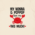 thumbnail image 4 of Inktastic Nonna and Poppop Grandson Crab Boys or Girls Baby T-Shirt, 4 of 5