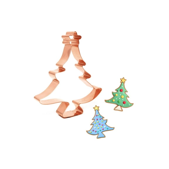 Small Christmas Tree with Star Cookie Cutter, 3.25 x 4 inches