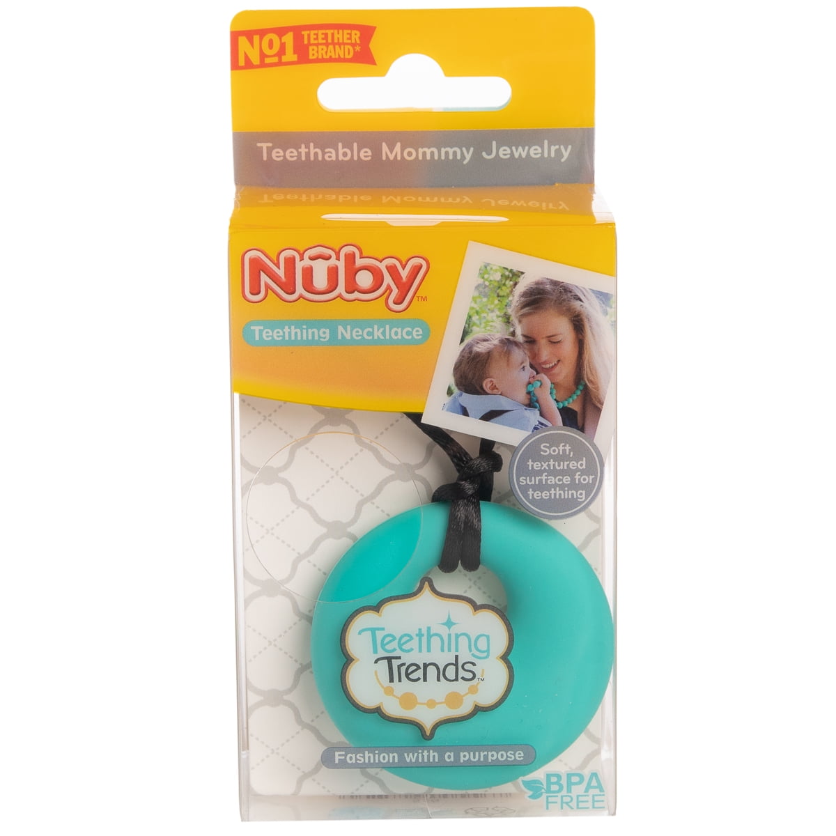 nuby teething necklace