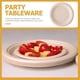 thumbnail image 2 of Paper Plates Birthday Plates Hot and Cold Meals Sugarcane Material 50Pcs, 2 of 4