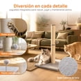 thumbnail image 3 of Poste Rascador Tubular Poli Pets con Juguete Colgante Desmontable, 3 of 7