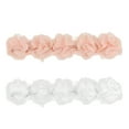 thumbnail image 2 of 2pcs Baby Girls Headband Hair Band Five Flower Abreast Headdress Hair Accessories for Toddlers and Children (White, Pink), 2 of 6