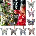 thumbnail image 5 of KCEHTA Butterfly Christmas Ornaments, Butterfly Christmas Tree Decorations, Butterfly Ornaments for Christmas Tree, Acrylic Christmas Tree Ornaments for Butterfly Lovers, 5 of 7