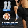 thumbnail image 5 of Special Essentials 1 Pair Ankle Brace for Men & Women: Relief for Plantar Fasciitis, Arch Support, Heel Spur Pain, Foot Swelling, Achilles Tendonitis, Ankle and Foot Compression Sleeve Sock, 5 of 7
