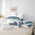 thumbnail image 4 of Erosebridal Nautical Anchor Lighthouse Bedding Sets King Size,Ocean Sea Bed in a Bag King size,Lodge Cabin Bedding King Size,Lightweight Marine Bedroom Decoration,Reversible,7-Piece, 4 of 6
