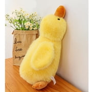 bxhwj Cute White Duck Plush Toy - Large Hugging Pillow for Kids Adults, Soft Stuffed Animal for Sleeping Soothing Gift, 19.6in Fluffy Dolly for Birthday Decor