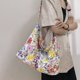 thumbnail image 3 of Qiansheng 9679 Bolso Bandolera Gran Capacidad Bolso Compras Hombro Bolso Lona para Mujer (01) Amarillo, 3 of 9