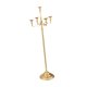 thumbnail image 3 of Candelabro con 5 ramas, decoración de mesa, candelabro de estilo europeo para cena romántica hermosa Dorado 23x89cm, 3 of 9