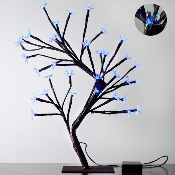 Efavormart 2pcs Blooming Cherry Blossom LED Centerpiece