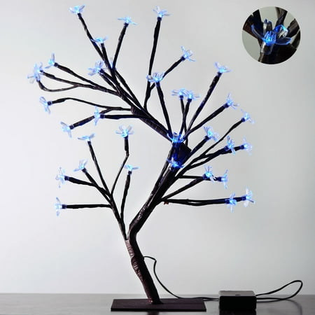 Cherry Blossom Centerpieces - Efavormart 2pcs Blooming Cherry Blossom LED Centerpiece Tree For Wedding Party Events Centerpiece Decoration
