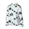 thumbnail image 2 of Daiia Sea Turtle UPF 50+ Sun Protection Hoodie Jacket Lightweight Long Sleeve Sun Shirt for Women Men with Pocket Hiking Outdoor-3X-Large, 2 of 9