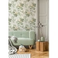 thumbnail image 4 of Advantage Chestnut Grey Floral Wallpaper, 4 of 4