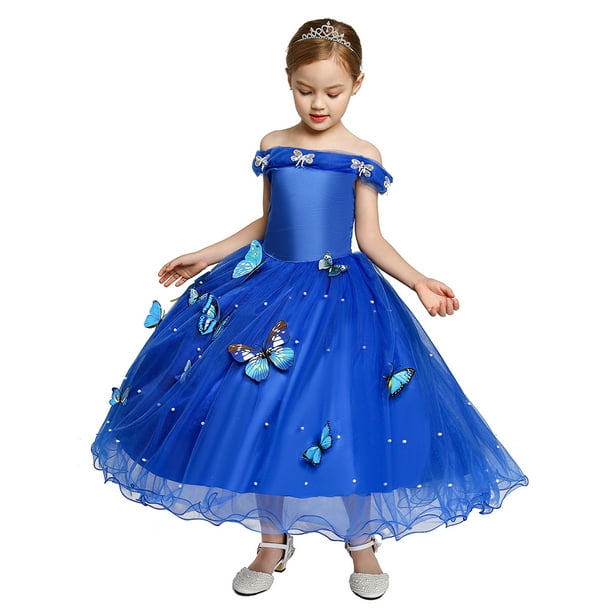 Vestido De Princesa Con Luces LED Para Niñas De 4 A 12 Años – Incluye Corona, Varita, Guantes Y Accesorios, Perfecto Para Cumpleaños, Carnaval Y Cosplay