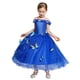 thumbnail image 5 of Disfraz de princesa cenicienta de Disney para niña, vestido con luz LED para baile de carnaval, atuendo de cumpleaños de lujo para niños, 2024, 5 of 5