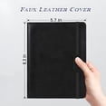 thumbnail image 2 of CCOCC 2026 New Dotted Journal Notebook for Women Men, 160 Pages Hardcover Dot Grid Notebooks for Work, School & Travel, Leather Journals for Writing, Bullet Journaling 5.7"×8.3" (Black), 2 of 7