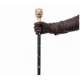 thumbnail image 5 of Maritime Treasures Lion Head Brass & Wood Walking Cane: 36" Handcrafted Antique Style Folding Walking Stick with Decorative Brass Inlays, 5 of 5