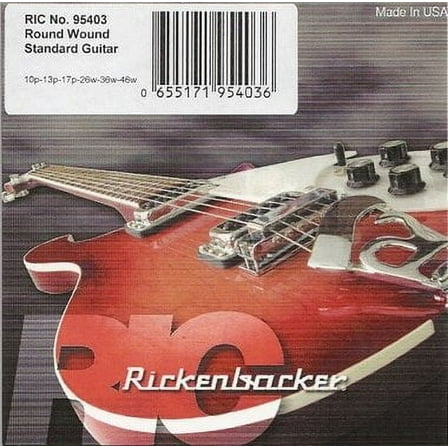 Rickenbacker Compressed Round Wound Medium Guitar Strings