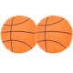 thumbnail image 4 of Mizh - 2 discos voladores de peluche para baloncesto, juguetes para masticar para perros, discos de juego para césped para mascotas, niños y adultos, juguetes para atrapar al aire libre, 4 of 4