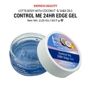 Express Beauty Edge Control Lottabody with Coconut & Shea Oils Control Me 24Hr Edge Gel - 2.25 oz