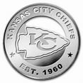 thumbnail image 2 of NFL Kansas City Chiefs 1 oz Silver Round (w/Box), 2 of 4