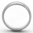 thumbnail image 2 of High polished (no plating) Stainless Steel Ring with No Stone for Women Minimalist Theme No Stone Stone Color Style TK1375 Size 6, 2 of 3