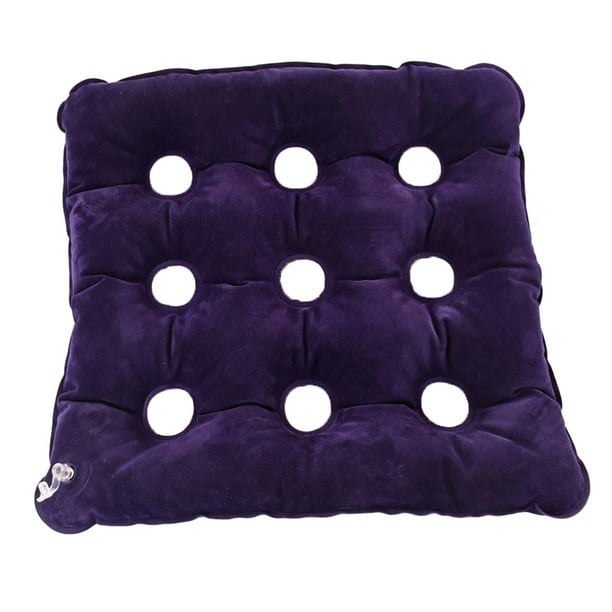 Cojín de asiento inflable Sunnimix para silla de ruedas Coche oficina 46x46cm
